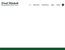 Tablet Screenshot of fredmitchellaward.com